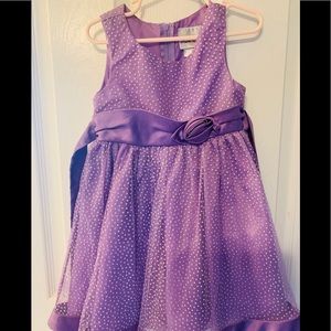 Purple dress, size 3